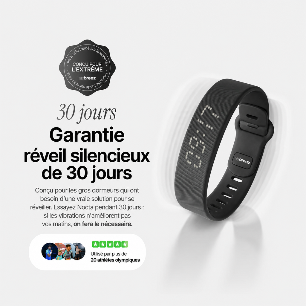 NOCTA  Bracelet-Réveil à Vibration Silencieuse