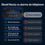 NOCTA  Bracelet-Réveil à Vibration Silencieuse