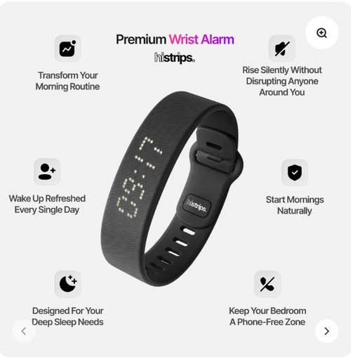 Histrips Premium Wrist Alarm band with LED display